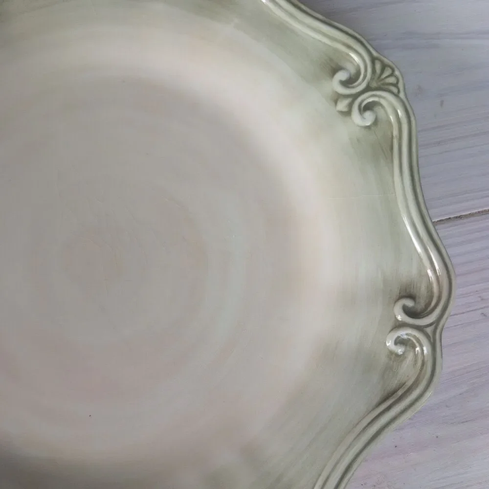 Lenox Dinner Plate Green Colore Verde VERDE 9” Italy